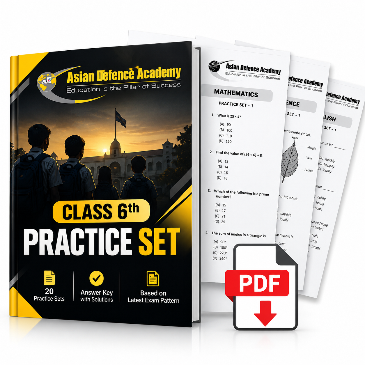 Asian Defence Academy Practice Sets